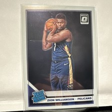 2019-20 Donruss Optic Rated Rookie #158 Zion Williamson RC New Orleans Pelicans