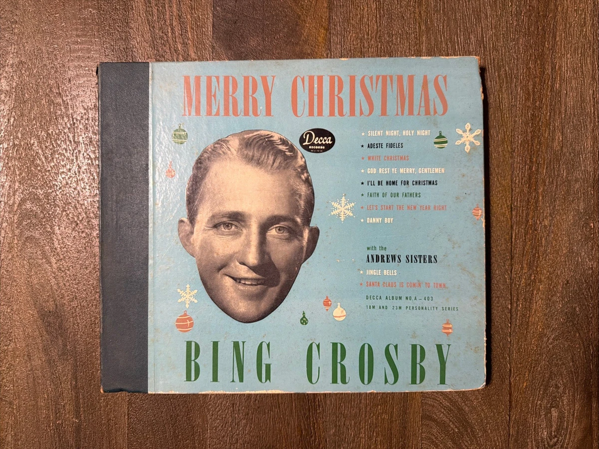 Bing Crosby 78 RPM Holiday Vinyl Records for sale - eBay