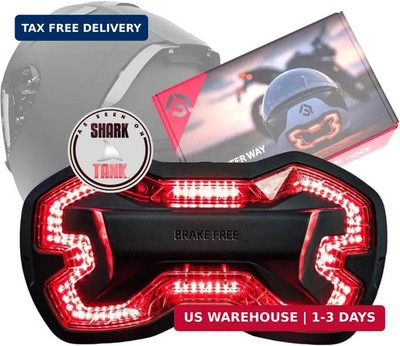 Brake Free Helmet Light - Smart Wireless Motorcycle Lights- Weatherproof LED Mot