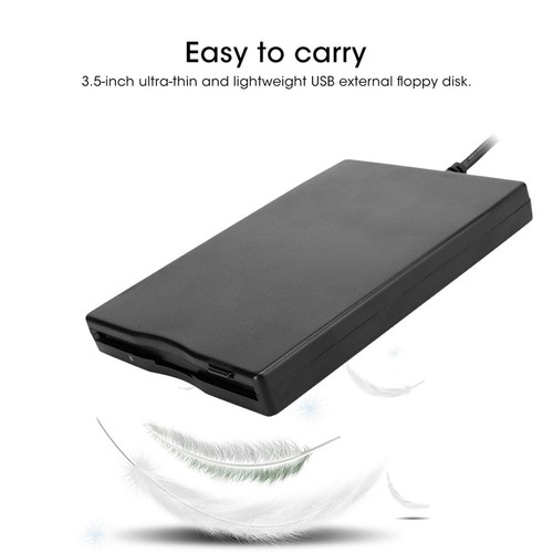 Portable Floppy Drive 3.5‑Inch Card Reader Computer Accessory External ...