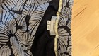 Elevenses Anthropologie Women’s Pants Black/White Floral Leaf Print Size M — photo 3