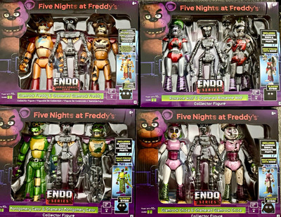 Five Nights at Freddy's Security Breach Glamrock Endo Series  Complete Set