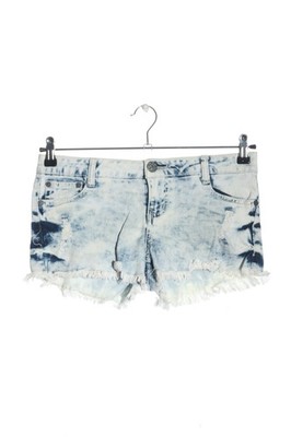 RUE21 Jeansshorts Damen Kurze Hose Gr. DE 36 blau Street-Fashion-Look