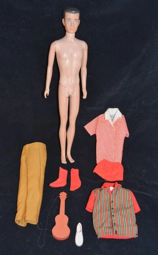 Vtg. 1966-67 MATTEL KEN DOLL #1423 KEN  A GO GO w/ SL Ken & Orig outfit