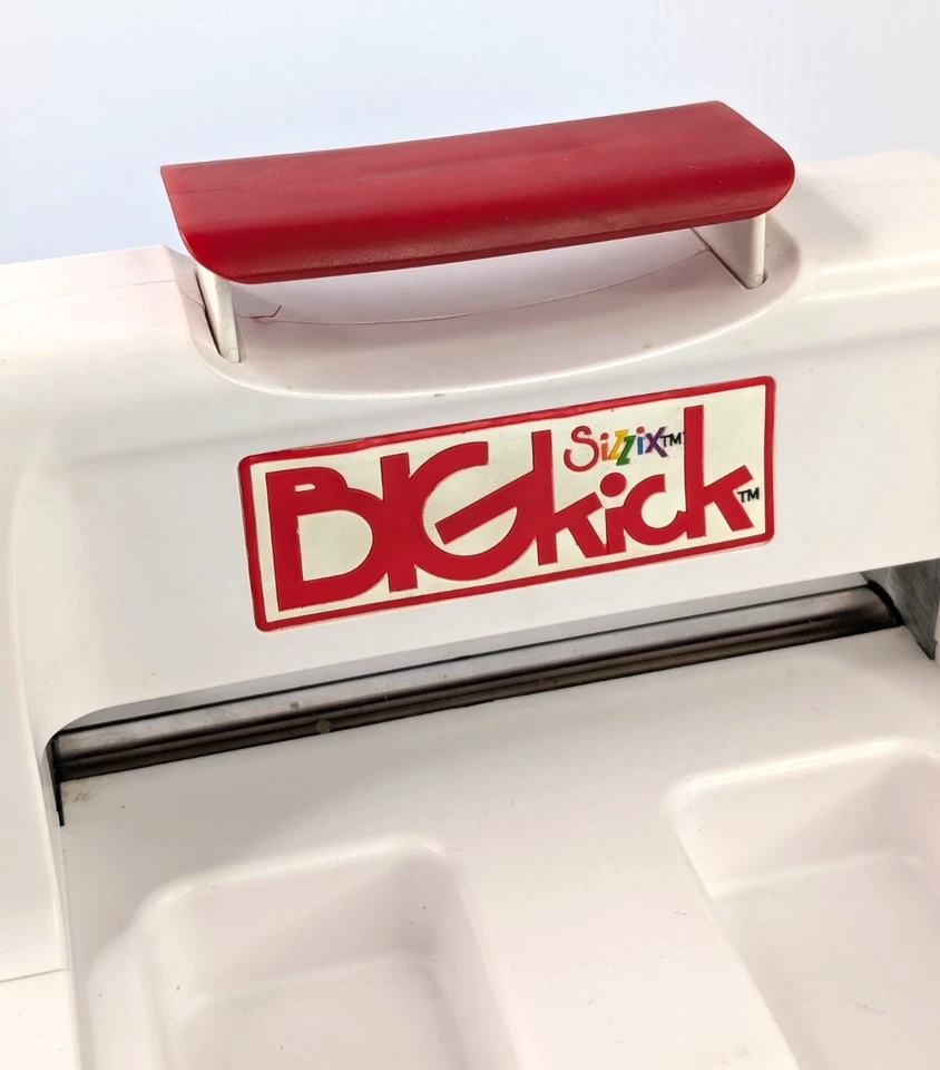 Sizzix Big Kick Die Cutting Embossing Machine Red White Classroom Home Crafting - Image 3 of 4