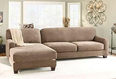 SureFit Sofa Pet Cover 100% Polyester, Faux Mink - Quilted - Machine Washable,