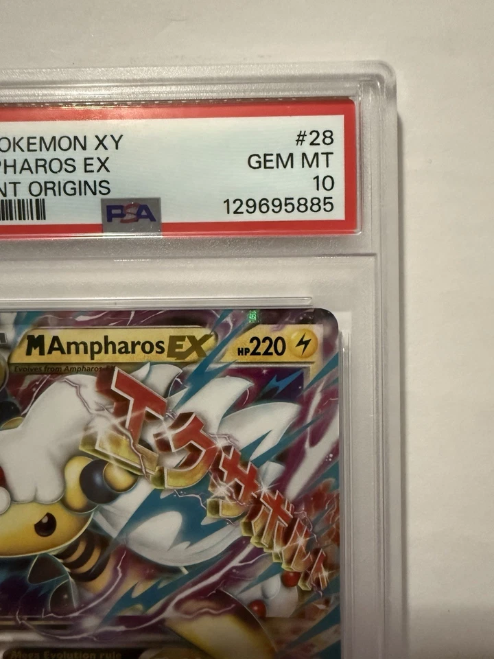 PSA 10 Pokemon XY Ancient Origins Mega Ampharos Ex #28 - Image 4 of 4