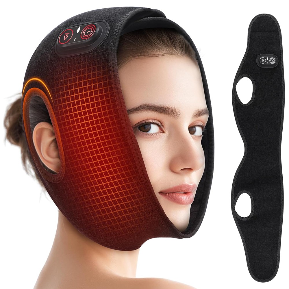 Portable For Face Heated Wrap Jaw Relaxation