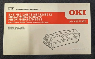 Original Oki 44574302 Bildlasertrommel B411/B412/B431/B432/B512 (W1)