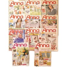 ANNA HANDARBEITSHEFTE - 11x von 2001-2007 - BURDA VERLAG - gebraucht