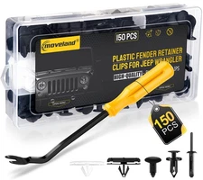 Fender Flare Clips for Jeep Wrangler & Grand Cherokee - 5 Sizes