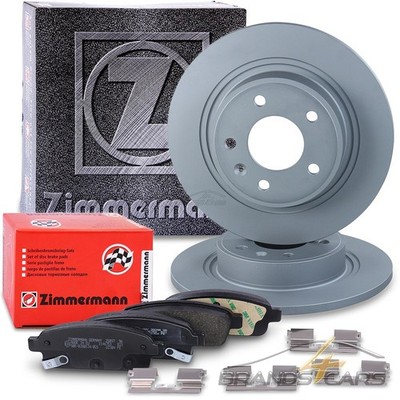 ZIMMERMANN BREMSSCHEIBEN Ø292 +BELÄGE HINTEN FÜR OPEL ASTRA J CASCADA ZAFIRA C