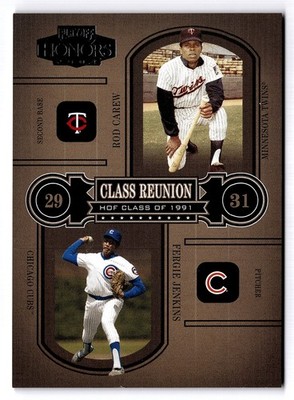 2004 Playoff Honors #CR-4 Rod Carew / Fergie Jenkins Class Reunion #/1991