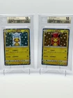SEQUENTIAL Pokémon 2017 Alolan Vilpix Pikachu Poncho-038/SM-P - 037/SM-P BGS 10