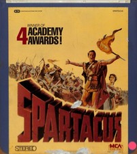 Spartacus Part 1 2 1960 CED RCA SelectaVision Videodisc TESTED WORKING
