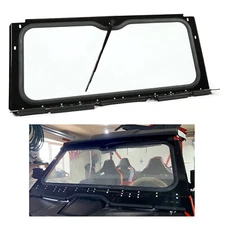 Front Glass Windshield & Aluminum Frame Fit 2019 + Honda Talon 1000R 1000X