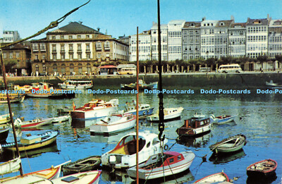 D164865 La Coruna. Darsena de la Marina. Maxan. M. Ferrol