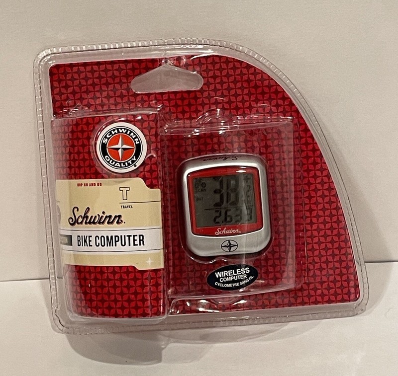 Schwinn Travel 15 Function Bike Computer SW569 Bicycle Fitness Wireless Mounting