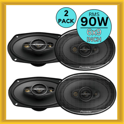 Pioneer A Series TS-A6961F 6×9 90W RMS  4 Way Coaxial Car Speaker (2 Pairs)