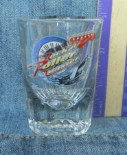 Disney MGM Studios ROCK N ROLLER COASTER Souvenir Heavy 3" Shot Glass SFM-2