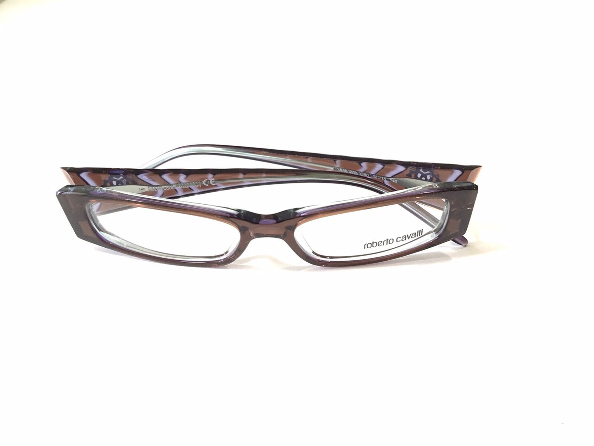 Roberto Cavalli Eyeglasses Anic 278 Burgundy Q80 Size 52mm 