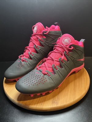 Nike Huarache 4 Lax Anthracite Mens 11 Lacrosse Soccer Cleats  616296-006 EUC