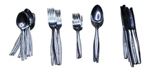 Regent Cutlery Stainless Flatware Silverware 35 Pieces