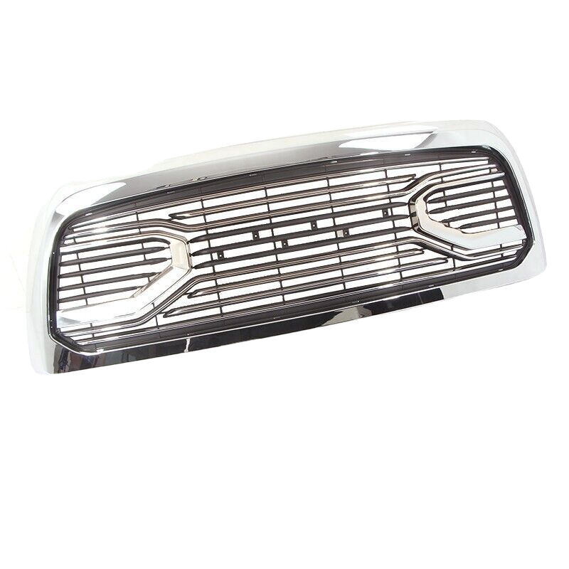 Chrome Front Grille Fits For Dodge Ram 2500 3500 20102018 Silver Grill