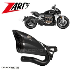 ROCKET III TRIUMPH 2023 ZARD Exhaust Black RC CC ZTP502S10SCR-B