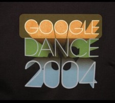 vintage google dance 2004 promo T shirt Sz Womens Large (runs Small) rare