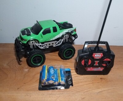 Ford F-150 SVT Raptor 1:14 RTR RC Monster Truck Green Toys For Kid Boy Game Play