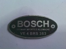 Schild Bosch Typenschild  VE4BRS383 VE 4 BRS 383 VW Käfer Porsche 356 Benz s99