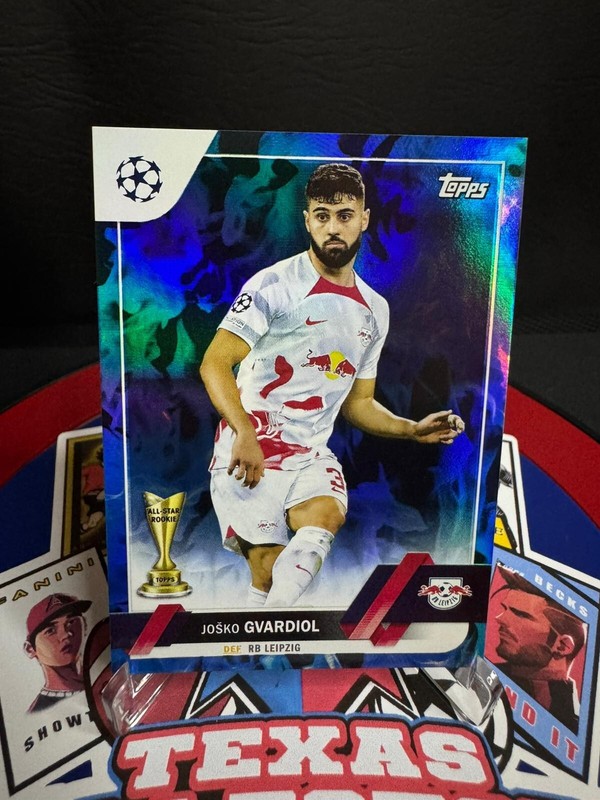 2022-23 Topps UEFA Club Competitions Josko Gvardiol Blue Inferno /125 #110