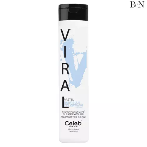 Celeb Luxury Viral Semi Permanent Colorwash Shampoo - Pastel Blue 244ml - Picture 1 of 5