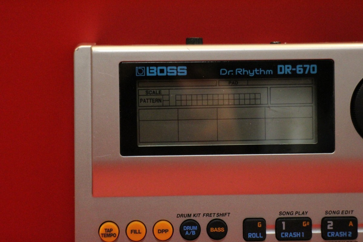 USED BOSS Roland DR-670 Dr. Rhythm Box Drum Machine