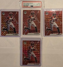 2020 Panini Mosaic Red Prizm Tee Higgins #213 PSA 10 GEM MT RC +3 ungraded #213