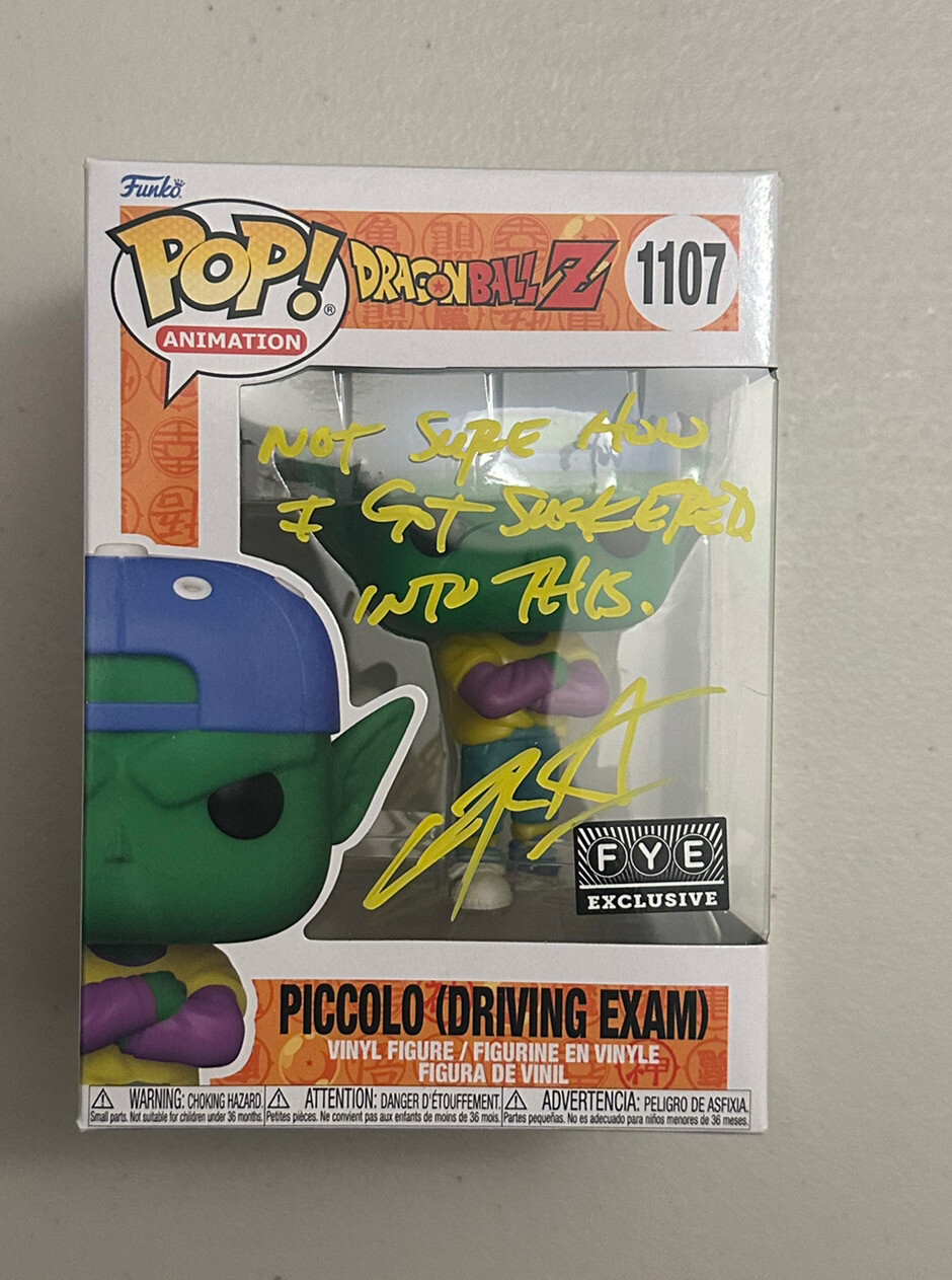 Firmado Y Jsa'D Dragon Ball Z #1107 Pequeño (Examen De Manejo) Exclusivo Para Fye