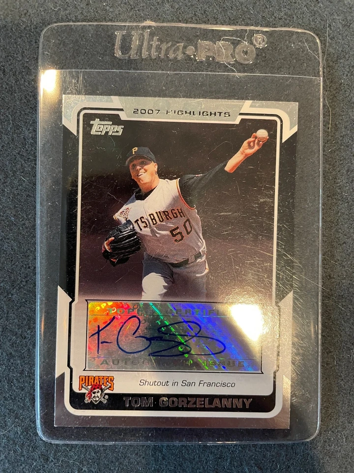 3 tarjetas de béisbol autografiadas por Topps diferentes - Burrell, Cordier, Gorzellany Foto 2 de 3