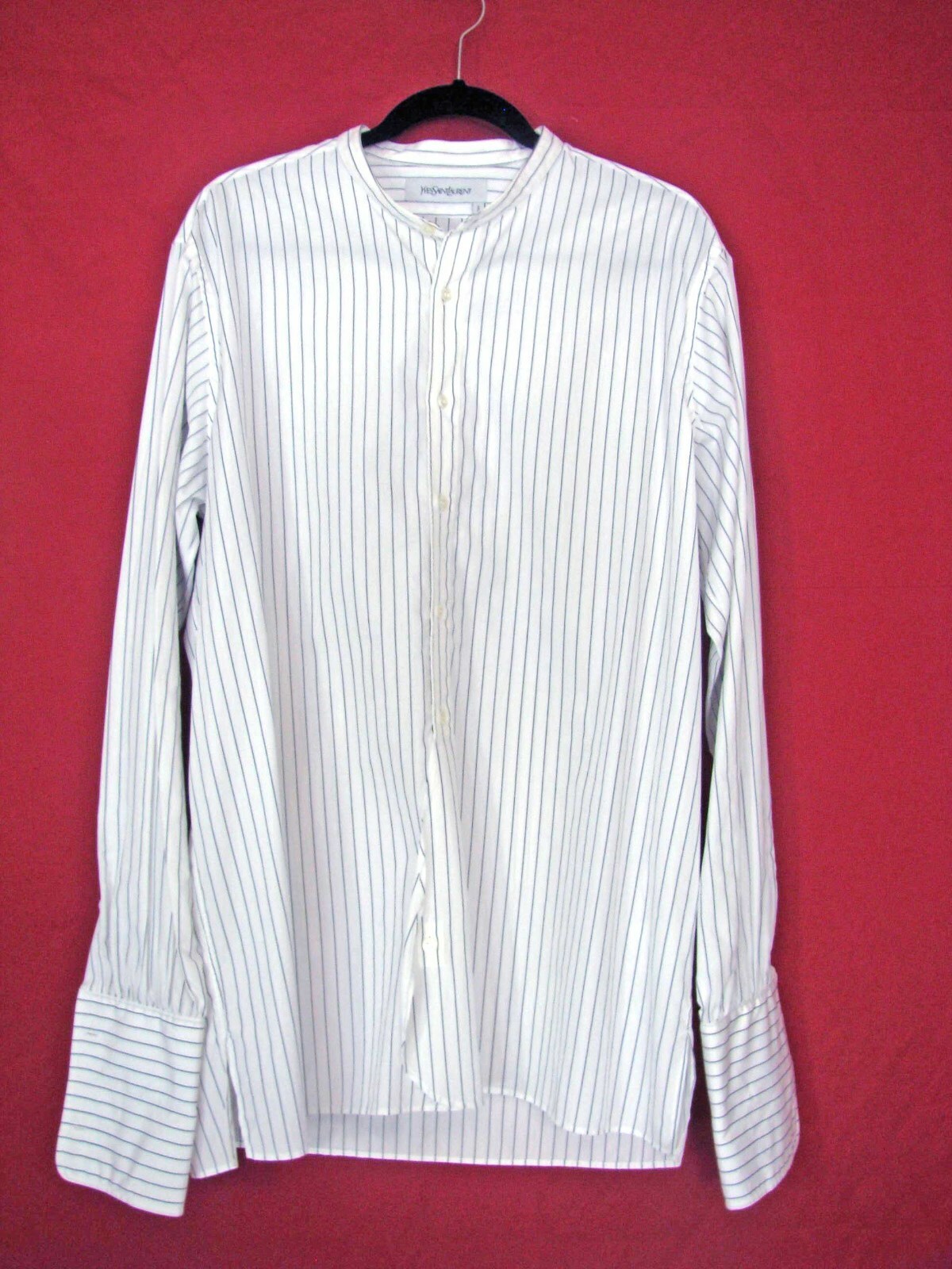 Camicia abito nuova con etichette YVES SAINT LAURENT RIVA SINISTRA 42 16 ITALIA