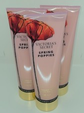 Victoria's Secret Spring Poppies Body Lotion x3