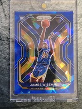 20-21 Panini Prizm James Wiseman Rc Rookie Blue Ice Prizm /125 Warriors 🔥💥🔥💥