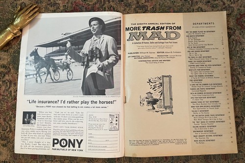 ALFRED E NEUMAN Poster ATTACHED, More Trash Mad 1965 8th Annual Edition Magazine - Picture 8 of 12