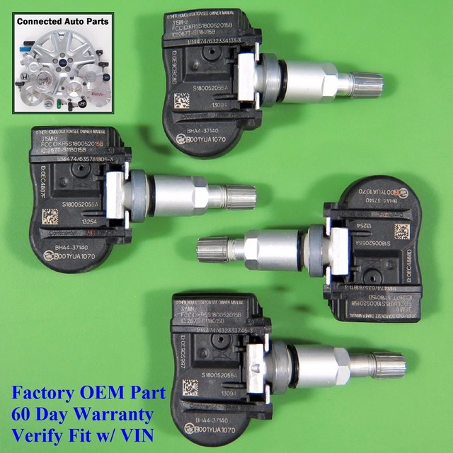 Set of 4 Mazda TIRE PRESSURE SENSOR MONITOR TPMS OEM BHA437140 315 MHz