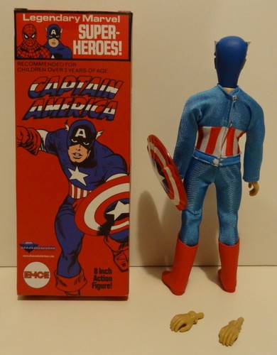 CAPTAIN AMERICA custom 8 INCH Figure EMCE Diamond Select Retro | eBay