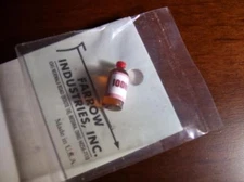 Iodine filled bottle miniature dollhouse Lot 1:12 food mini household supplies