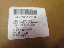 NOS Pulse Form Restorer 5820-01-145-4938 PN SM-D-875935 5820011454938 DAAB07-90-