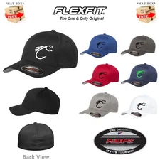 FISHING  HOOK FISH 6277 CURVED FLEXFIT HAT *FREE SHIPPING in BOX*
