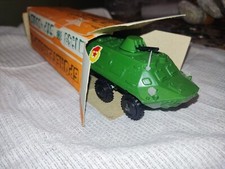 Vintage collectible military Toy Armoured personnel carrier of the USSR.