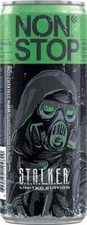 Non Stop STALKER Green Energy Empty Drink Can 250ml Ukraine 2025 Bottom Open