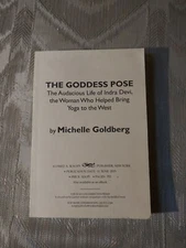 The Goddess Pose By Michelle Goldberg ARC Uncorrected Proof The Audacious...